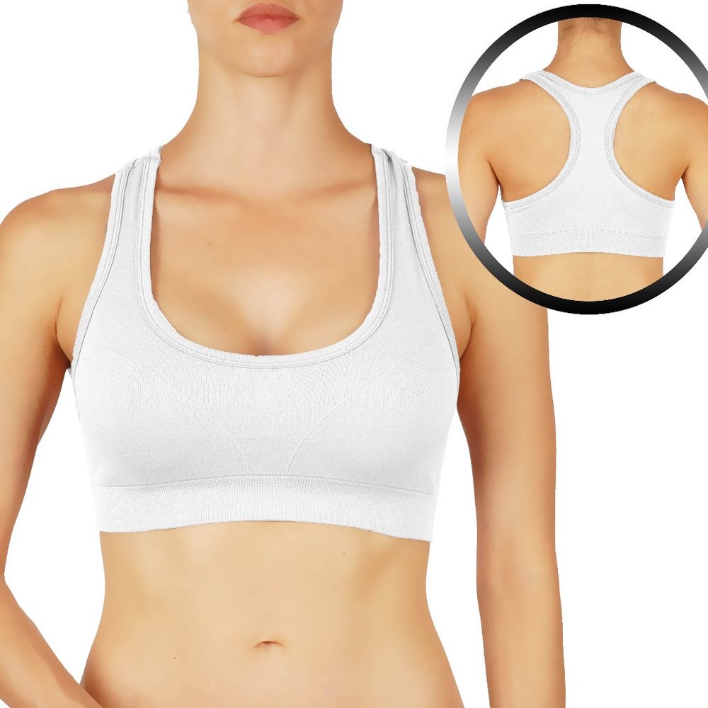 Super soft sports bra with racerback NWT